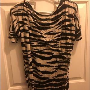 Top , wore off the shoulder